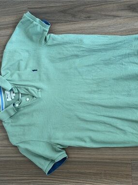 Classic Men's Polo in Light Mint with Contrast Trim - Vineyard Vines